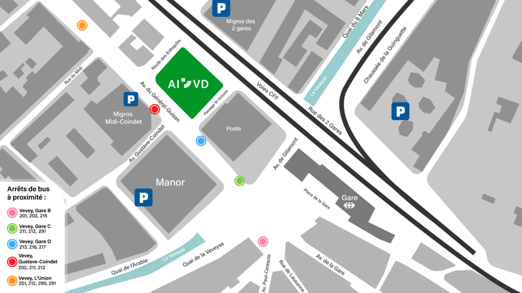 Plan d'accès AI VD Vevey
