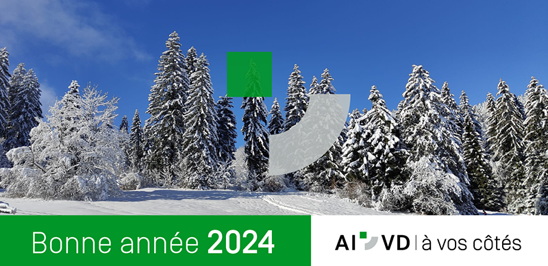 Carte de vœux bonne année 2024
